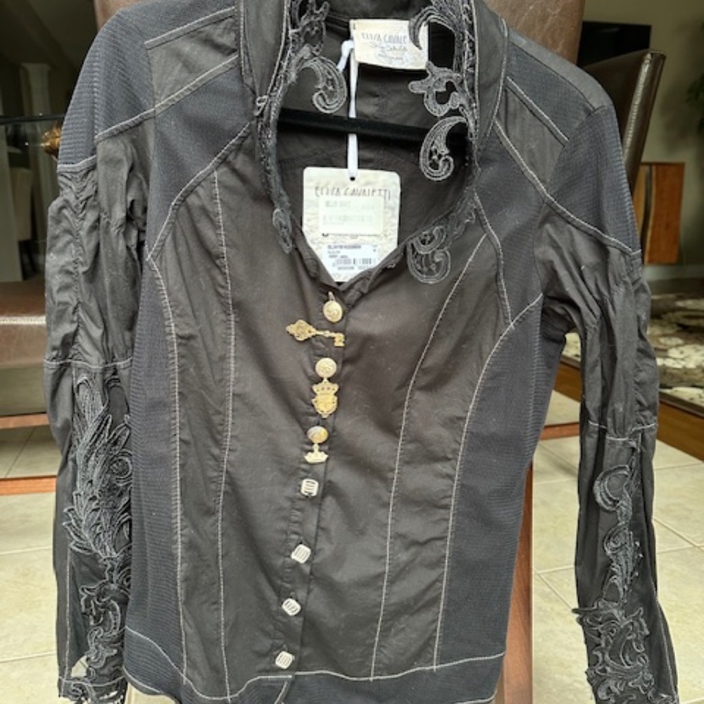 Black jacket/blouse - Picture 1 of 6